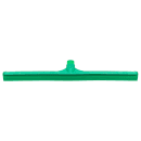 Carlisle 24" Floor Squeegee Head - Straight, Foam Rubber Blade, Green (3656809) thumbnail 2
