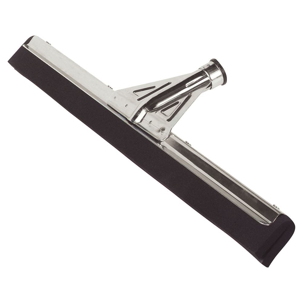 Carlisle 22" Floor Squeegee Head - Heavy Duty, Rubber Blade, Metal Frame, Black (36682400)
