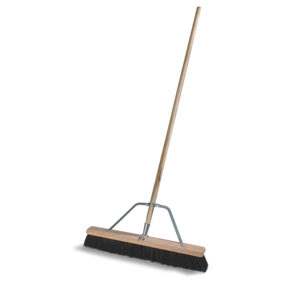 Carlisle 24" Floor Sweep w/ Wood Handle & Black Poly Bristles (367360TC03)