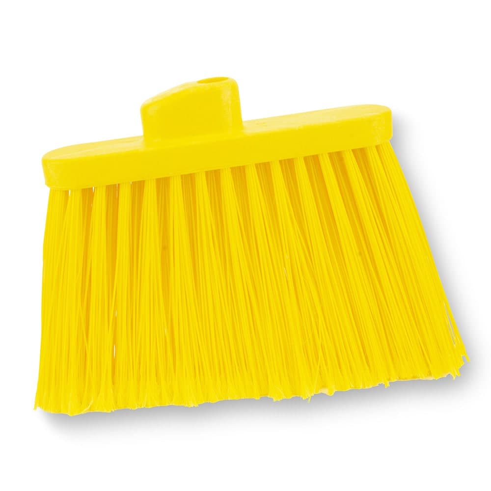 Carlisle Sparta® Duo-Sweep® Broom Head w/ Yellow Poly Bristles - Flagged (36867EC04)