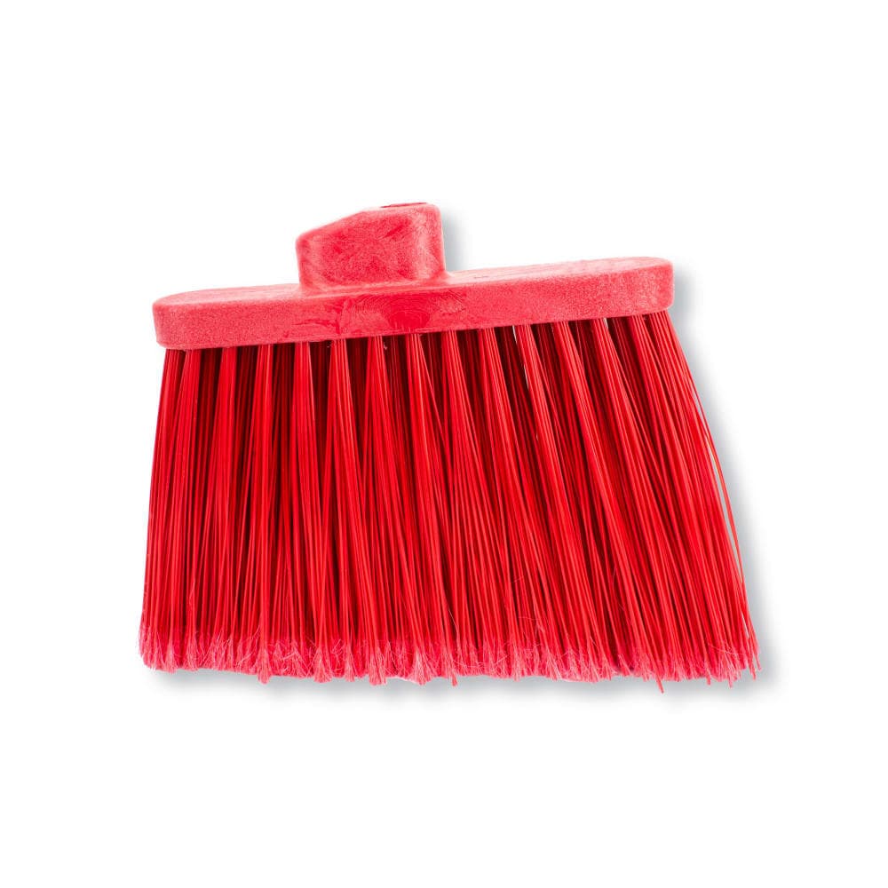 Carlisle Sparta® Duo-Sweep® Broom Head w/ Red Poly Bristles - Flagged (36867EC05)