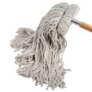 Carlisle Screw Top Mop Head - #24, Cut End, 4 Ply Cotton Yarn, White (369024C00) thumbnail 3