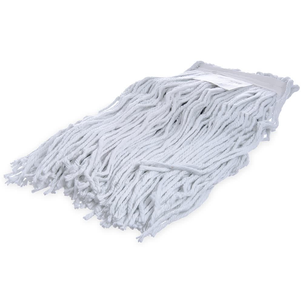 Carlisle Wet Mop Head - #20, Cut End, 4 Ply Rayon Yarn, White (369070B00)