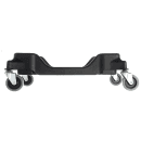Carlisle Rectangular TrimLine™ Trash Can Dolly for 15 & 23 gal Cans, Black (36921003) thumbnail 2