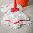 Carlisle Wet Mop Head - Looped End, Microfiber Yarn, White/Red (36942002) thumbnail 5