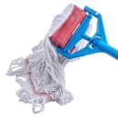 Carlisle Wet Mop Head - 4 Ply Synthetic/Cotton Blend Yarn, White/Red (369424B00) thumbnail 4