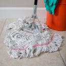 Carlisle Wet Mop Head - Looped-End, 4 Ply Synthetic/Cotton Yarn Blend, White/Red (369425B00) thumbnail 5