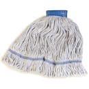 Carlisle Wet Mop Head - 4 Ply, Synthetic/Cotton Blend Yarn, White/Blue (36943000) thumbnail 6
