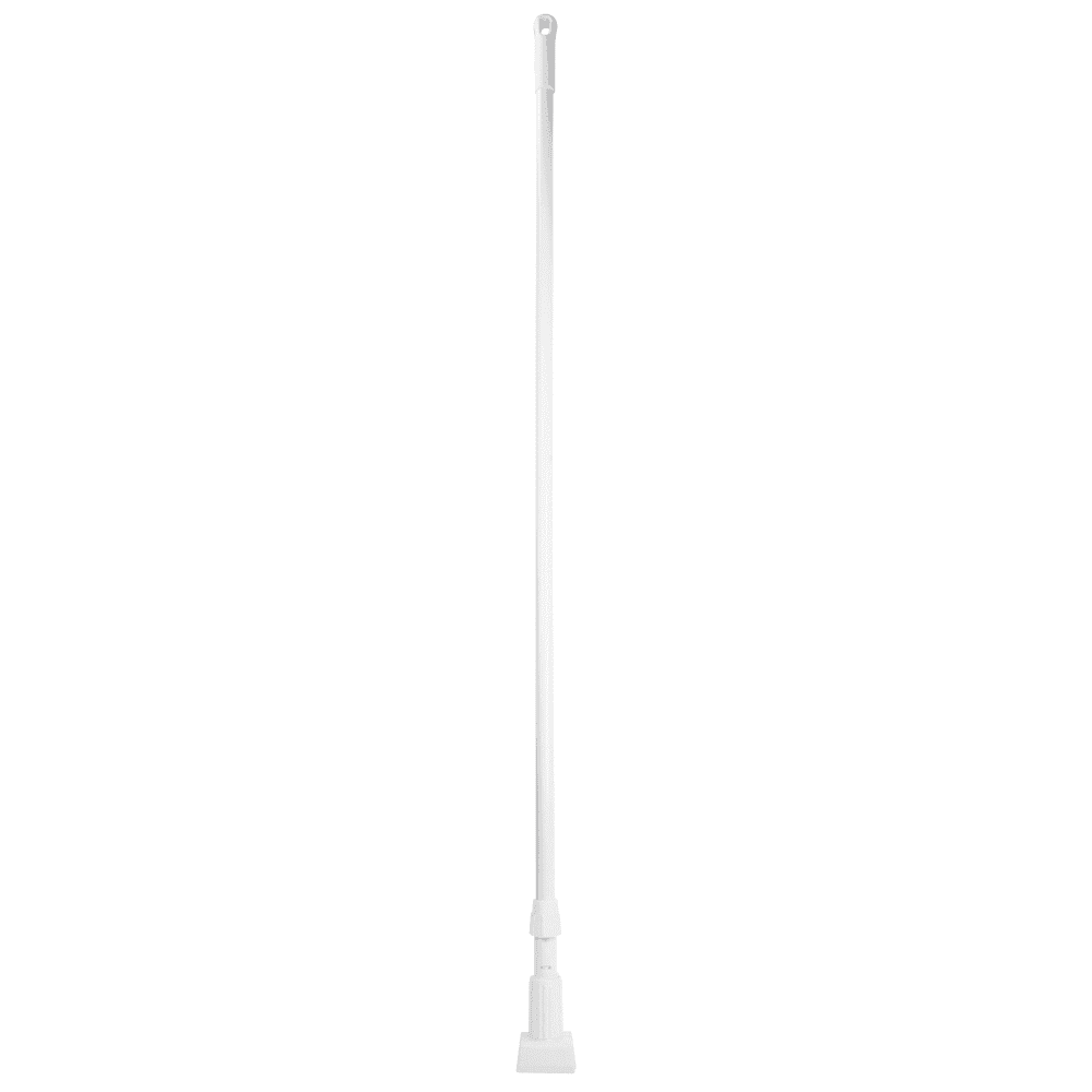 Carlisle 60" Mop Handle - Jaw Style, Fiberglass, White (369475EC02)