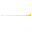 Carlisle 60" Mop Handle - Jaw Style, Fiberglass, Yellow (369475EC04) thumbnail 2