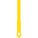 Carlisle 60" Mop Handle - Jaw Style, Fiberglass, Yellow (369475EC04) thumbnail 4