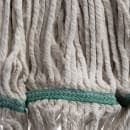 Carlisle Wet Mop Head - 4 Ply Cotton Yarn, White/Green (369551B00) thumbnail 3