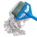 Carlisle Wet Mop Head - 4 Ply Cotton Yarn, White/Green (369551B00) thumbnail 4