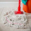 Carlisle Wet Mop Head - 4 Ply Cotton Yarn, White/Red (369552B00) thumbnail 5