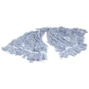 Carlisle Large Finishing Mop Head - 4 Ply Rayon/Cotton, Blue/White (369674B14) thumbnail 2