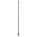Carlisle 60" Mop Handle - Jaw Style, Vinyl Coated Metal, Black (3697000) thumbnail 6