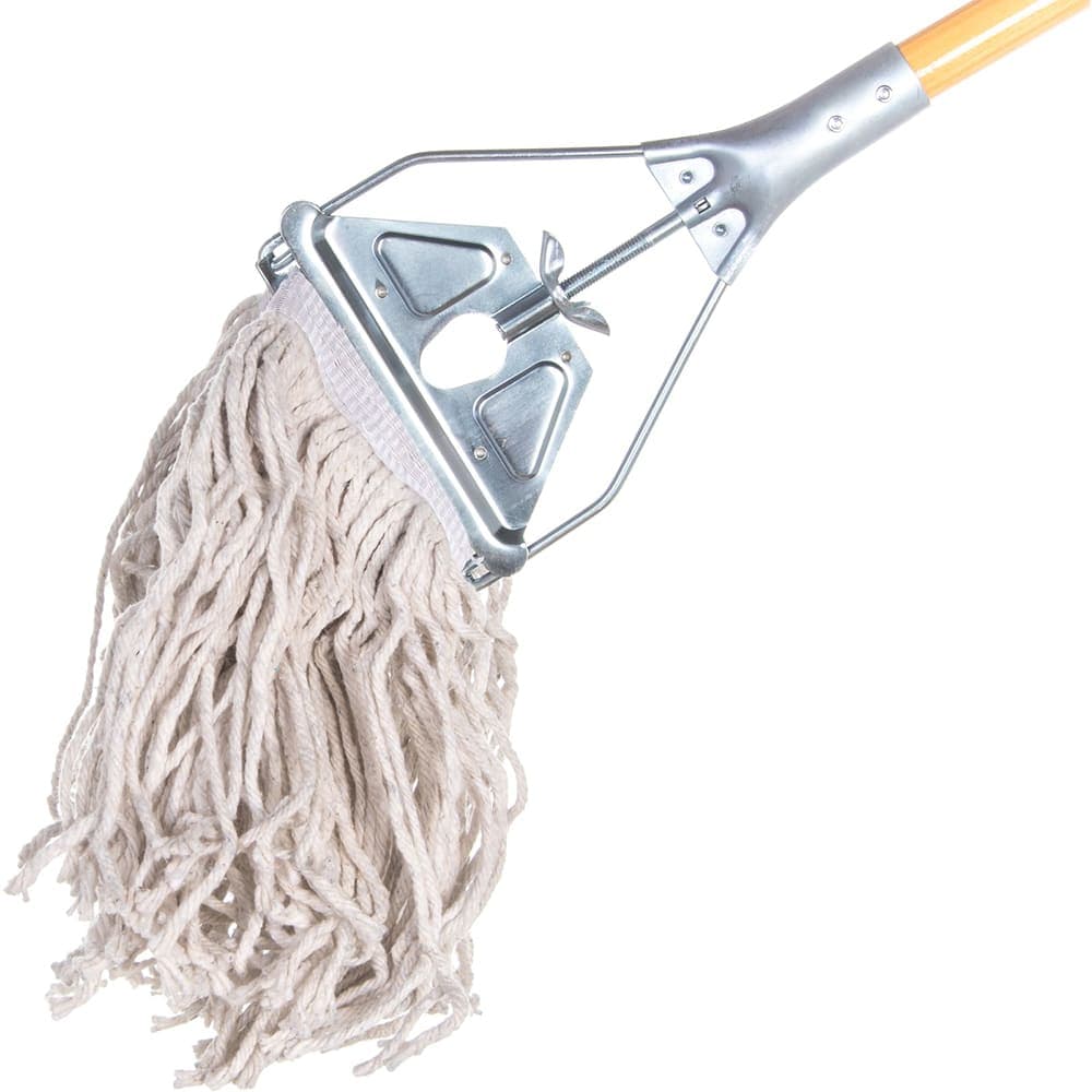 Carlisle Wet Mop Head - #16, Cut End, 4 Ply Cotton Yarn, White (369811B00)