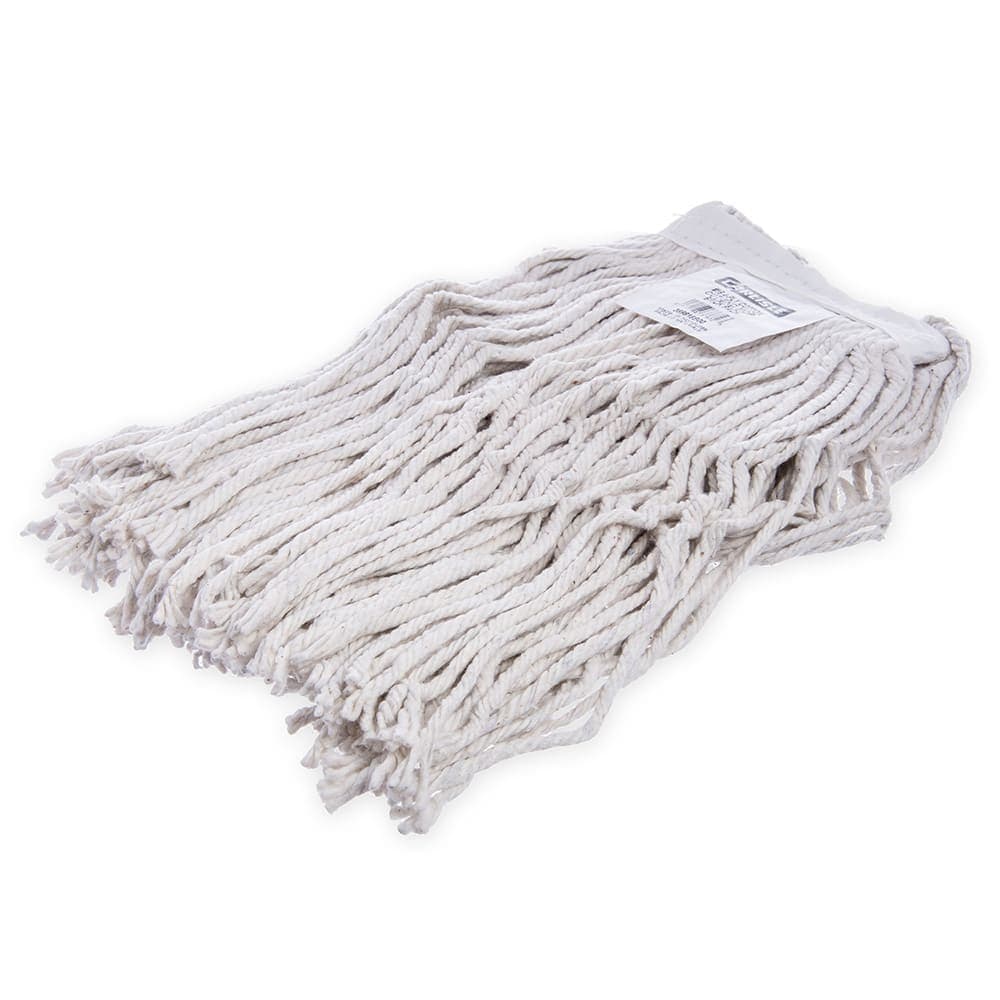 Carlisle Wet Mop Head - #16, Cut End, 4 Ply Natural Cotton Yarn, White (369816B00)