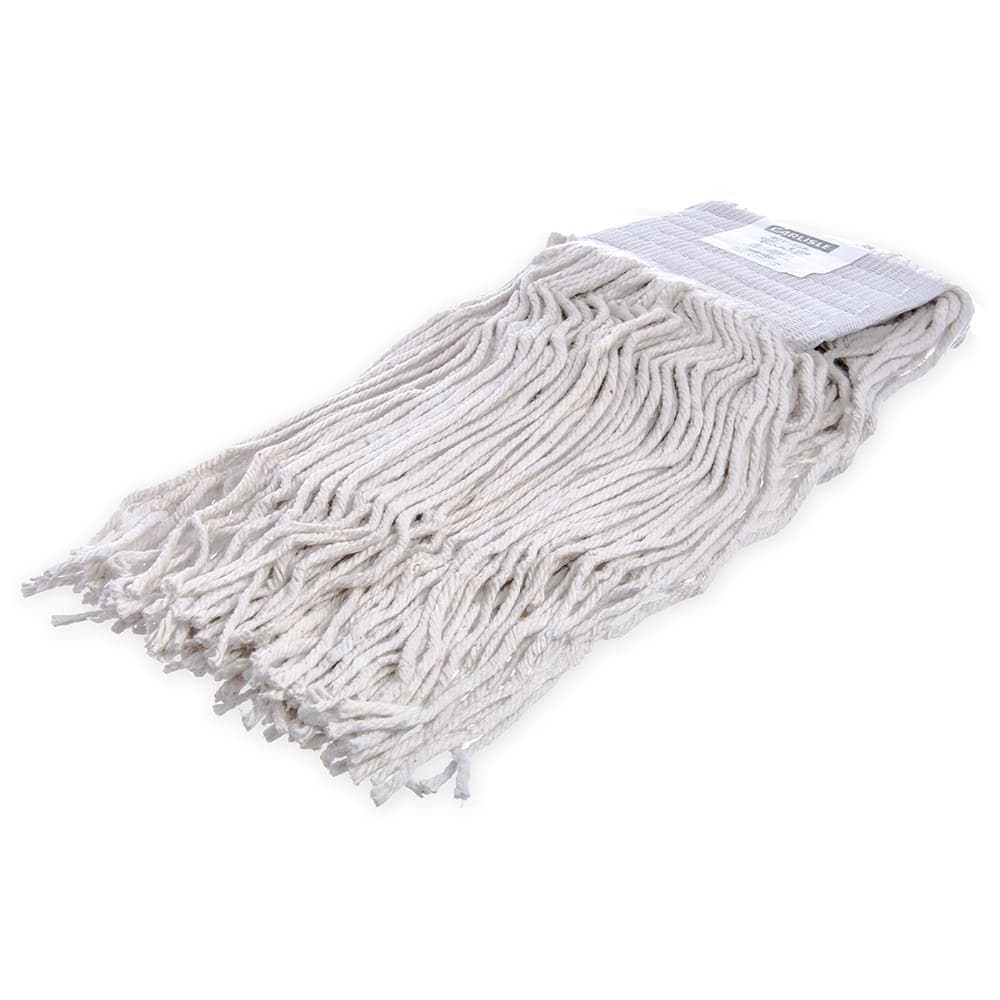 Carlisle Wet Mop Head - #32, Cut End, 4 Ply Cotton Yarn, White (369819B00)