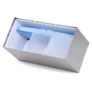 Carlisle 2 qt Storage Container - Stainless/Polypropylene, Translucent (38600CL) thumbnail 2