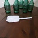 Carlisle 16" Pint Bottle Brush w/ White Poly Bristles - Plastic Handle, White (40001EC02) thumbnail 2