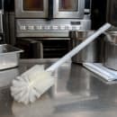 Carlisle Medium Stiff Valve Brush w/ 3 1/2" Oval Head & 30" Handle, White (4000302) thumbnail 5