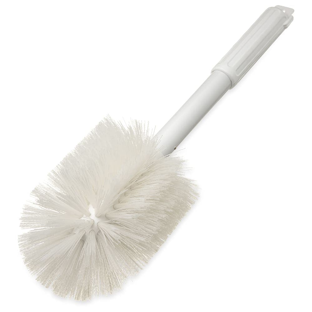 Carlisle 16" Round Multi Purpose Valve/Fitting Brush - Poly, White (4001002)