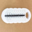 Carlisle 2 1/2" Hand & Nail Brush - Polyester, White (40020EC02) thumbnail 4
