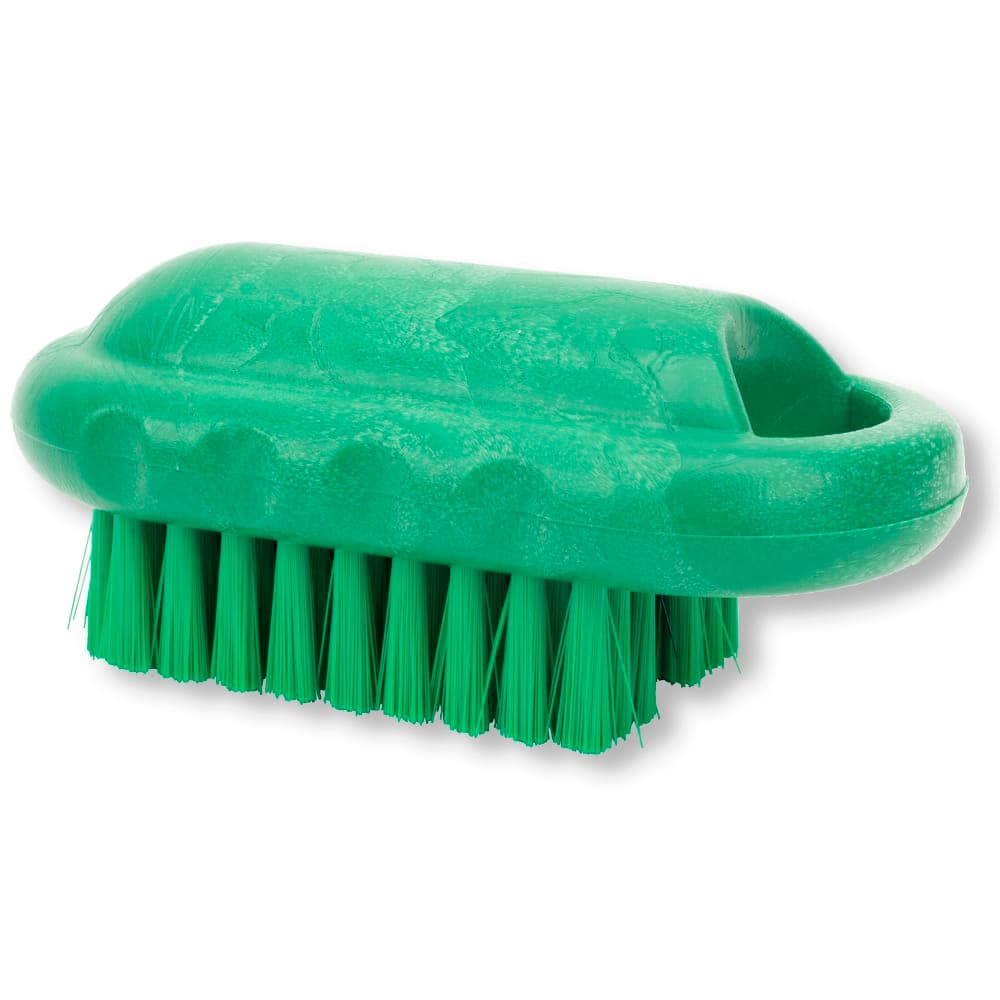 Carlisle 2 1/2" Hand & Nail Brush - Polyester, Green (40020EC09)