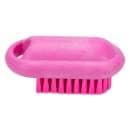 Carlisle 2 1/2" Hand & Nail Brush - Polyester, Pink (40020EC26) thumbnail 2