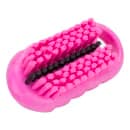 Carlisle 2 1/2" Hand & Nail Brush - Polyester, Pink (40020EC26) thumbnail 3