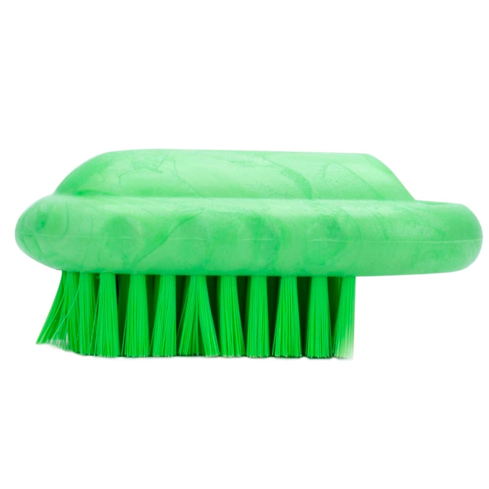 Carlisle 2 1/2" Hand & Nail Brush - Polyester, Lime (40020EC75)