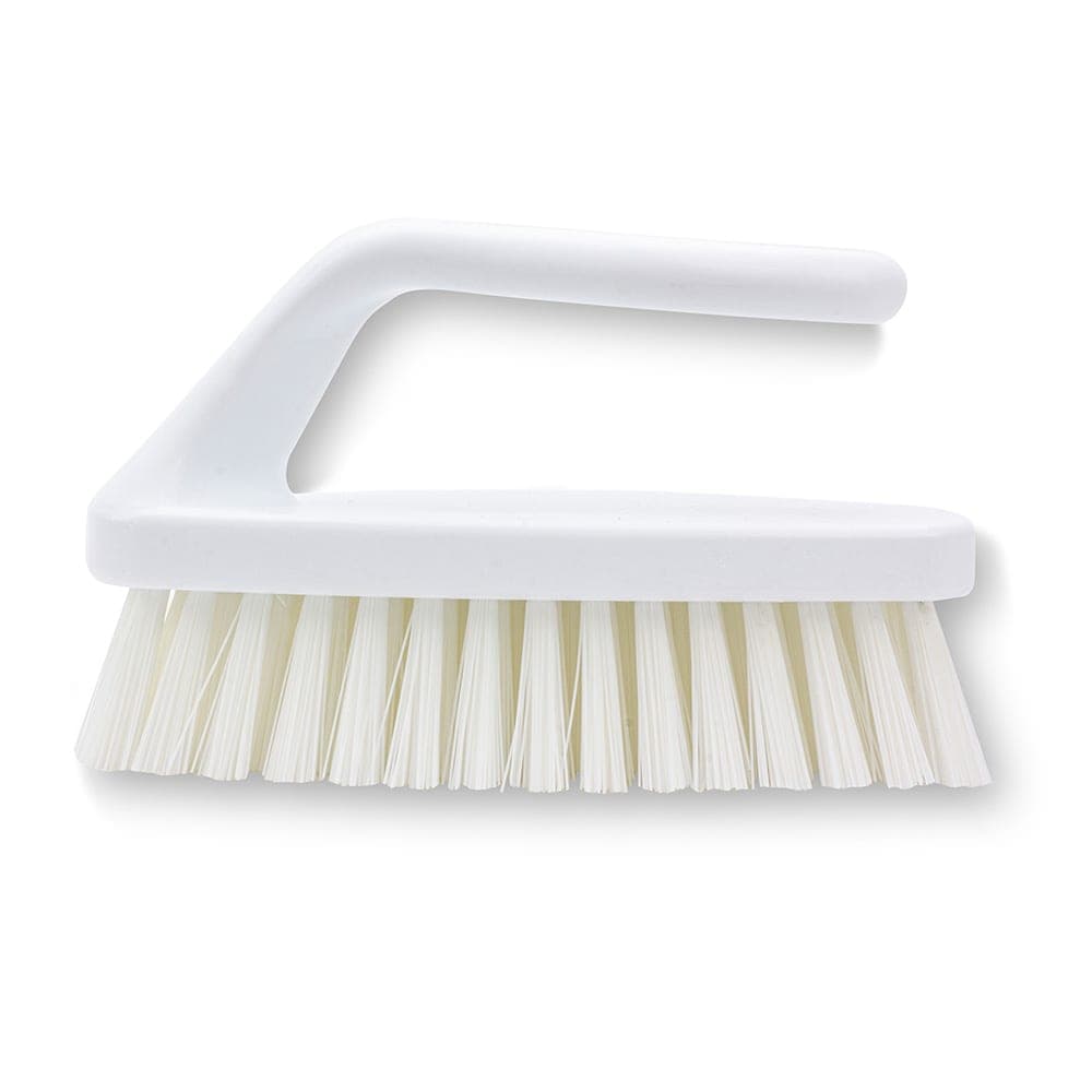 Carlisle 6" Sparta® Bake Pan Lip Brush w/ Poly Bristles - Plastic, White (40024EC02)