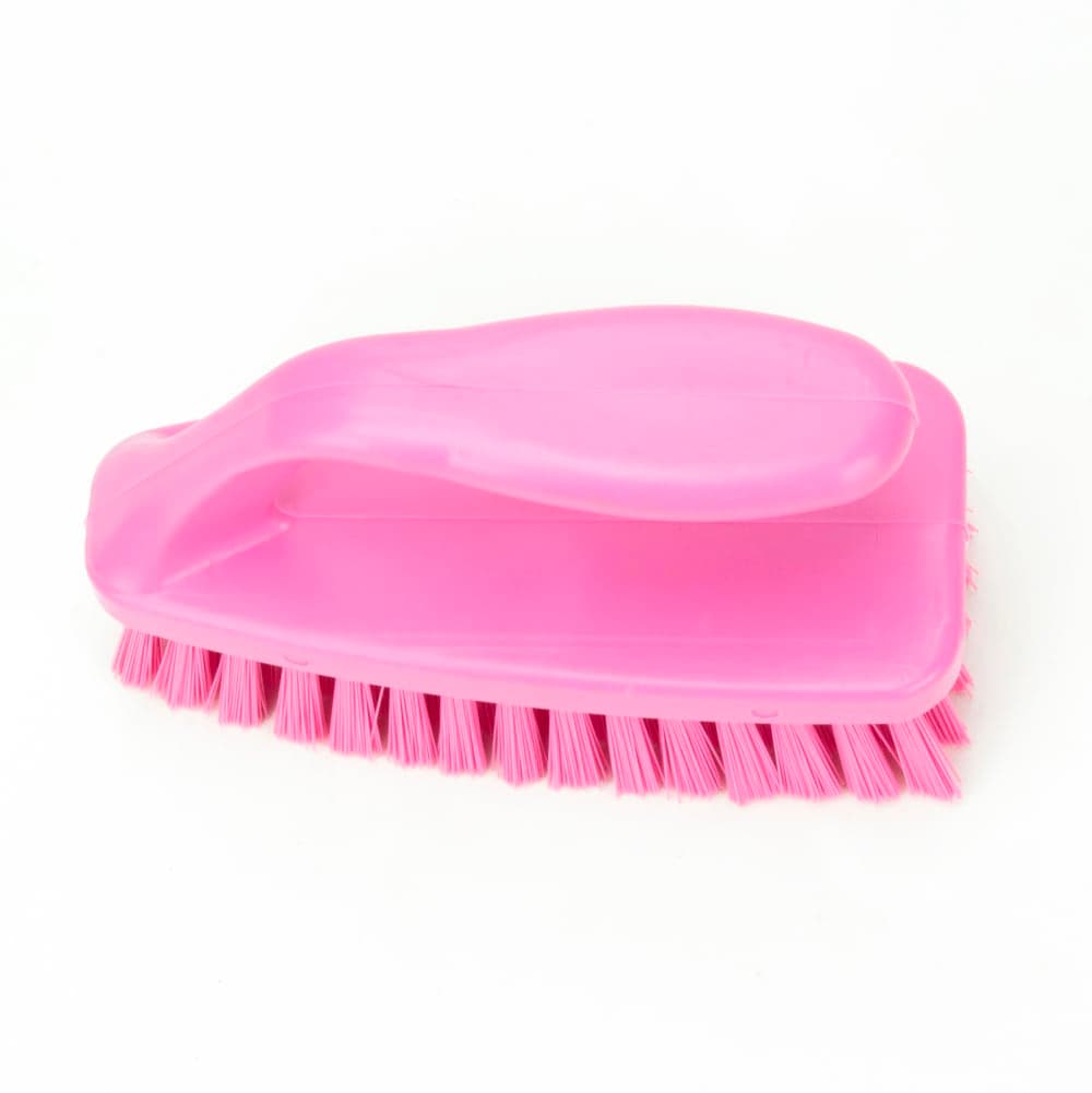 Carlisle 6" Bake Pan Lip Brush - Poly/Plastic, Pink (40024EC26)