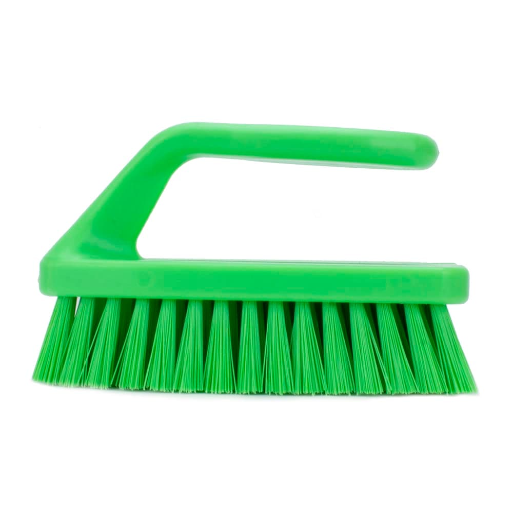 Carlisle 6" Bake Pan Lip Brush - Poly/Plastic, Lime (40024EC75)
