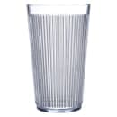 Carlisle 12 oz Clear Ribbed Plastic Tumbler (401207) thumbnail 2