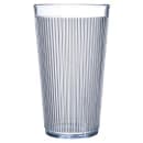 Carlisle 16 oz Clear Ribbed Plastic Tumbler (401607) thumbnail 2