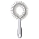 Carlisle 9 1/2" Circular Vegetable Brush - Poly, White (4016402) thumbnail 2