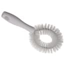 Carlisle 9 1/2" Circular Vegetable Brush - Poly, White (4016402) thumbnail 3