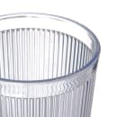 Carlisle 20 oz Clear Ribbed Plastic Tumbler (402007) thumbnail 3
