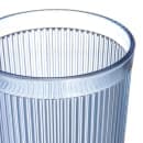 Carlisle 20 oz Blue Ribbed Plastic Tumbler (402054) thumbnail 3