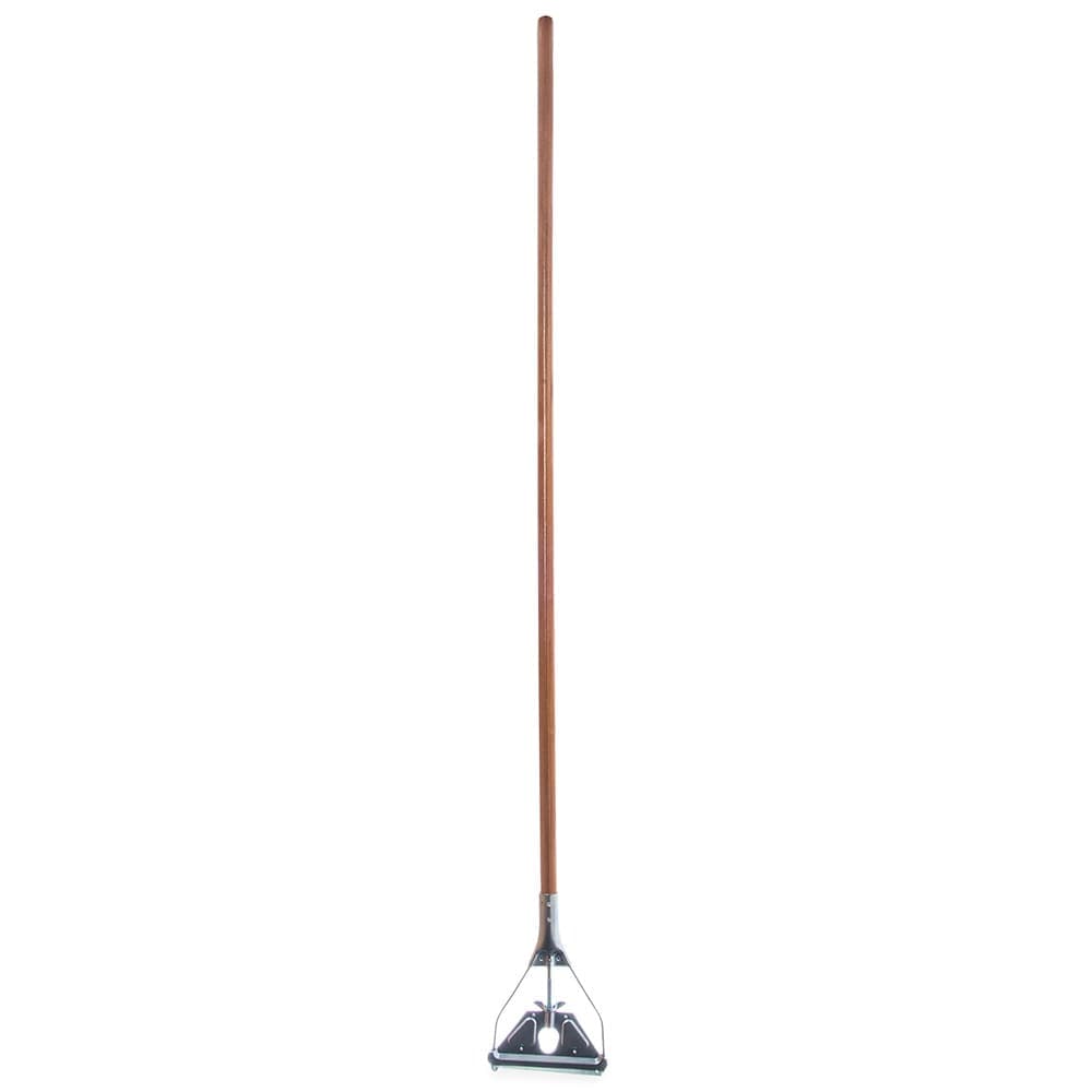 Carlisle 63" Quick-Change Mop Handle - Metal Head, Wood Handle (4034000)
