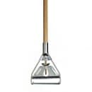 Carlisle 63" Quick-Change Mop Handle - Metal Head, Wood Handle (4034000) thumbnail 4