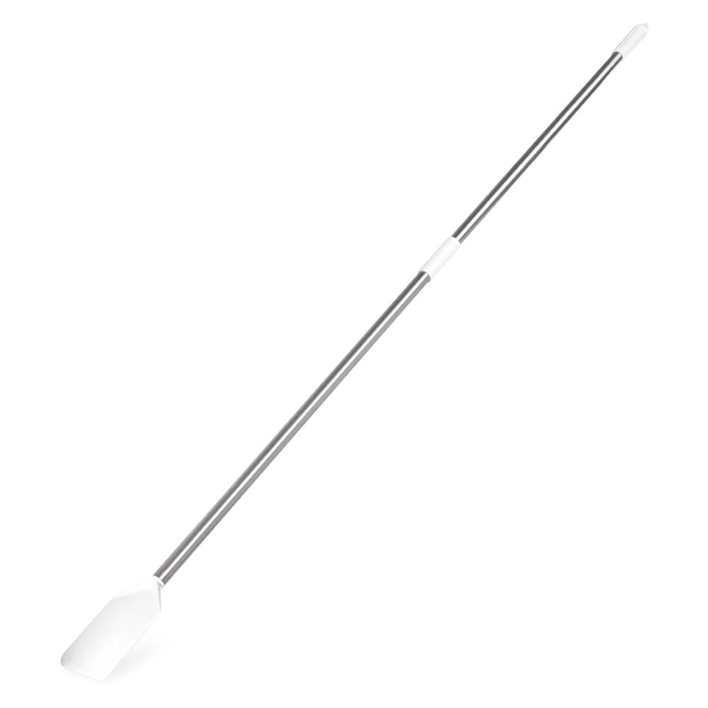 Carlisle 72" Paddle Scraper - 7 1/2" Blade, Stainless Steel Handle, Nylon, White (4035500)