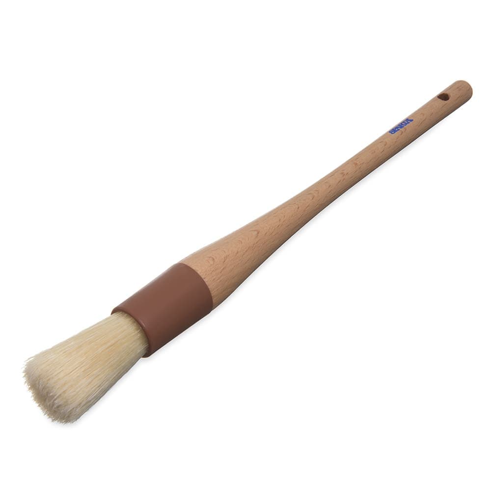 Carlisle Basting Brush - 1" Round Bristles, Brown (40380)