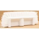Carlisle 10" Dual Surface Floor Scrub Brush Head - Split Shape, Poly/Plastic, White (40422EC02) thumbnail 3