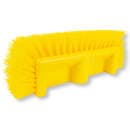 Carlisle 10" Floor Scrub Brush w/ Yellow Polyester Bristles (40422EC04) thumbnail 2