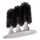 Carlisle 8" Triple Glass Washer - Polyester/Plastic,  Black (4046103) thumbnail 3