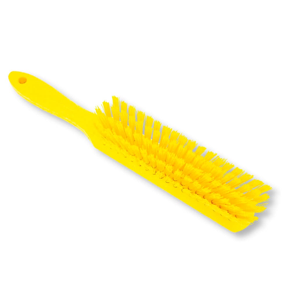 Carlisle 13 1/2" Counter/Bench Brush - Poly/Plastic, Yellow (40480EC04)