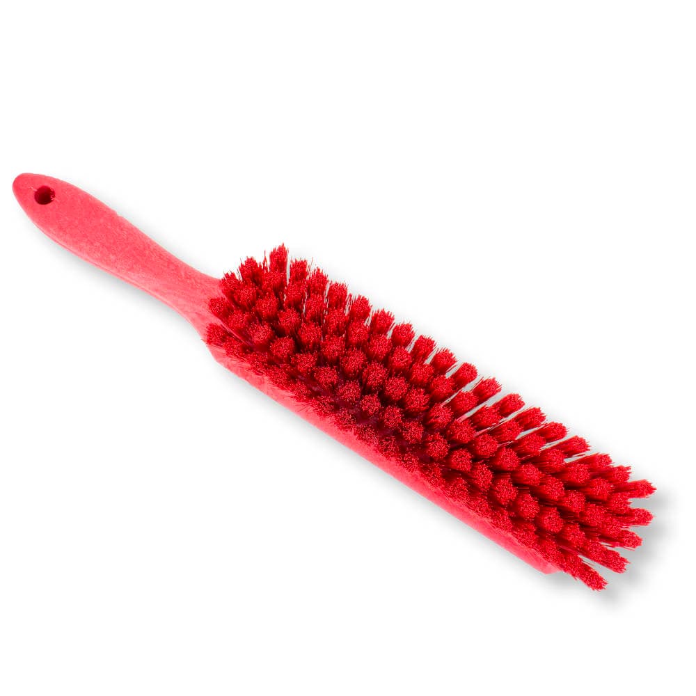 Carlisle 13 1/2" Counter/Bench Brush - Poly/Plastic, Red (40480EC05)